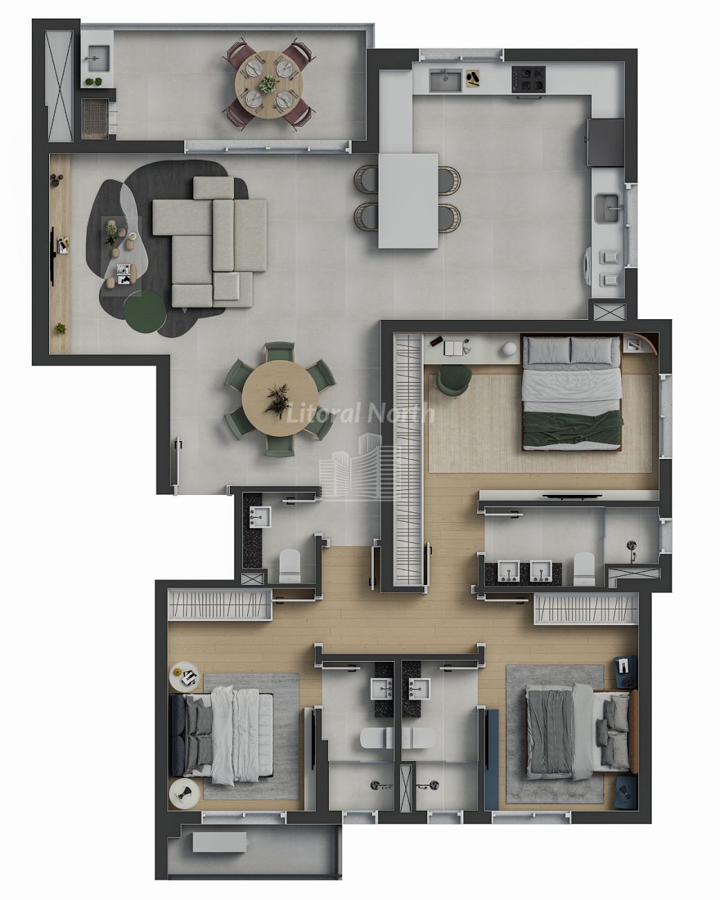 Apartamento à venda com 3 quartos, 3 suítes, 2 vagas e 142m² no Fazenda, Itajaí (SC) — foto 27 de 30