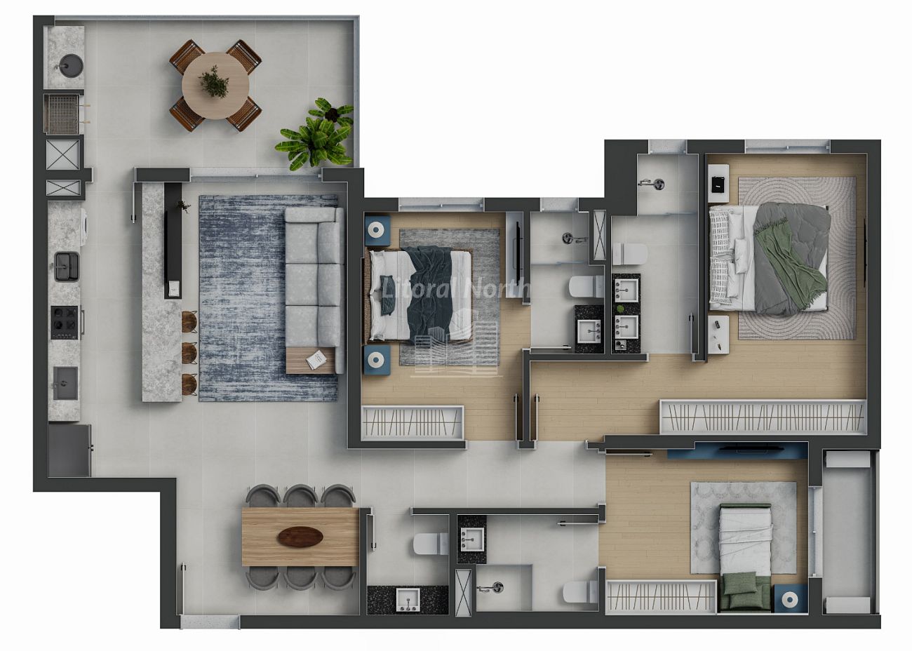 Apartamento à venda com 3 quartos, 3 suítes, 2 vagas e 142m² no Fazenda, Itajaí (SC) — foto 28 de 30