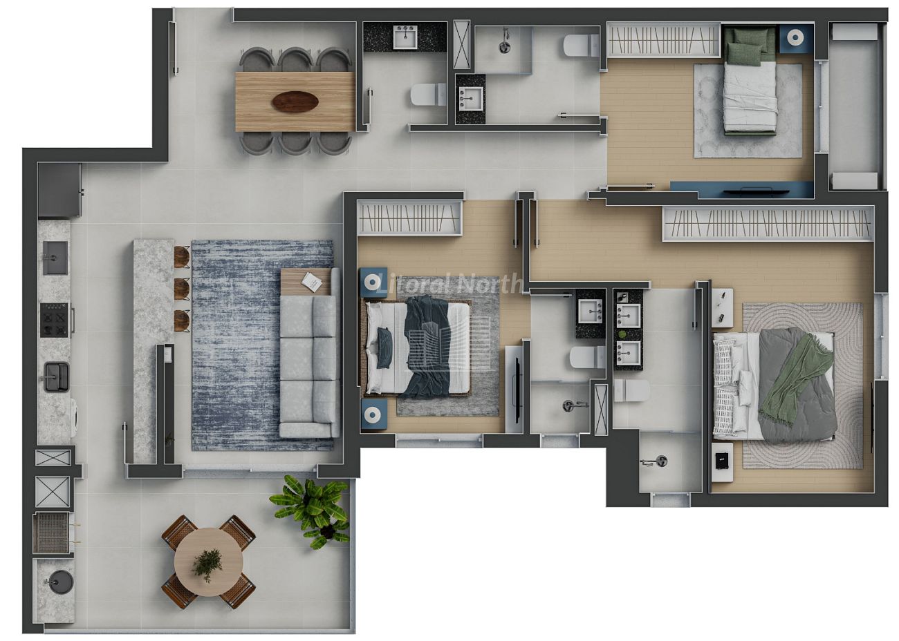 Apartamento à venda com 3 quartos, 3 suítes, 2 vagas e 142m² no Fazenda, Itajaí (SC) — foto 29 de 30