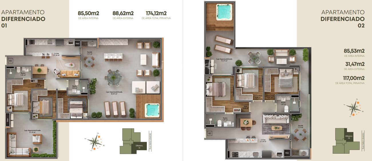 Apartamento à venda com 3 quartos, 1 suíte, 1 vaga e 84m² no São Judas, Itajaí (SC) — foto 27 de 28