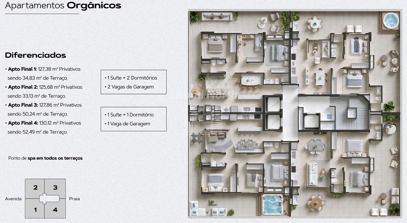 Apartamento à venda com 2 quartos, 1 suíte, 2 vagas e 77m² no Praia Brava, Itajaí (SC) — foto 20 de 21
