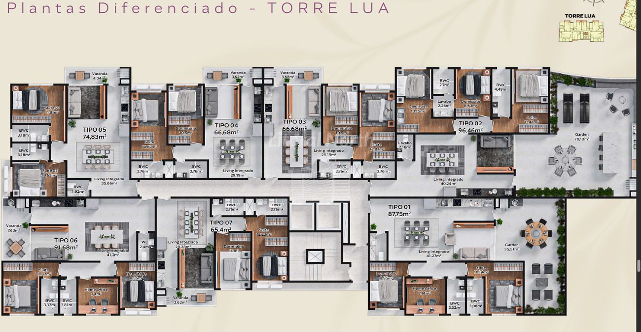 Apartamento à venda com 2 quartos, 2 suítes, 2 vagas e 76m² no Fazenda, Itajaí (SC) — foto 21 de 22