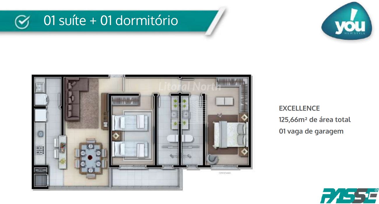 Apartamento à venda com 2 quartos, 2 suítes, 2 vagas e 71m² no Fazenda, Itajaí (SC) — foto 21 de 23