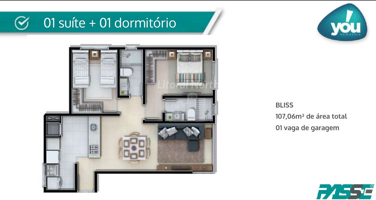 Apartamento à venda com 2 quartos, 2 suítes, 2 vagas e 71m² no Fazenda, Itajaí (SC) — foto 20 de 23