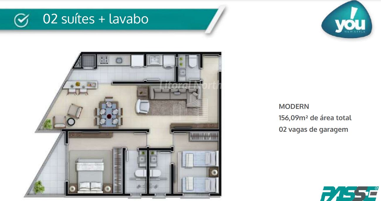 Apartamento à venda com 2 quartos, 2 suítes, 2 vagas e 71m² no Fazenda, Itajaí (SC) — foto 18 de 23