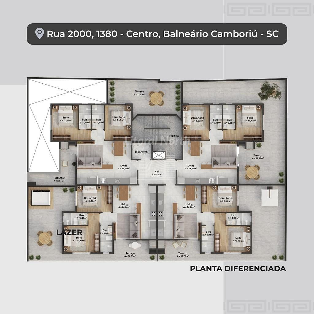Apartamento à venda com 2 quartos, 1 suíte, 1 vaga e 62m² no Centro, Balneário Camboriú (SC) — foto 14 de 14