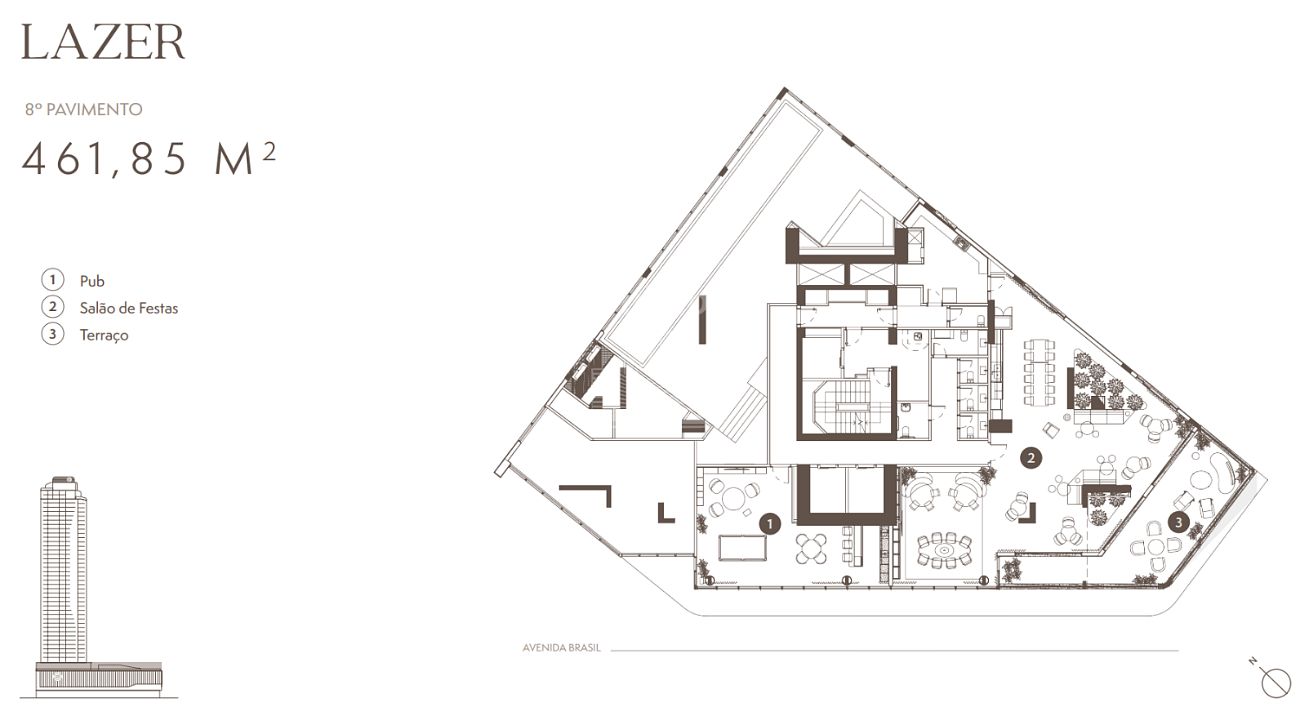 Apartamento à venda com 4 quartos, 4 suítes, 3 vagas e 182m² no Centro, Balneário Camboriú (SC) — foto 8 de 16
