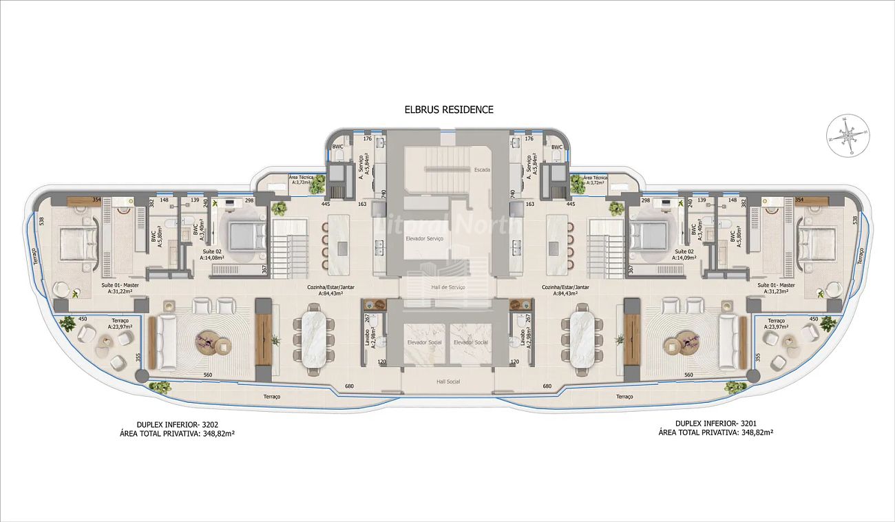 Apartamento à venda com 4 quartos, 4 suítes, 3 vagas e 204m² no Centro, Balneário Camboriú (SC) — foto 28 de 30