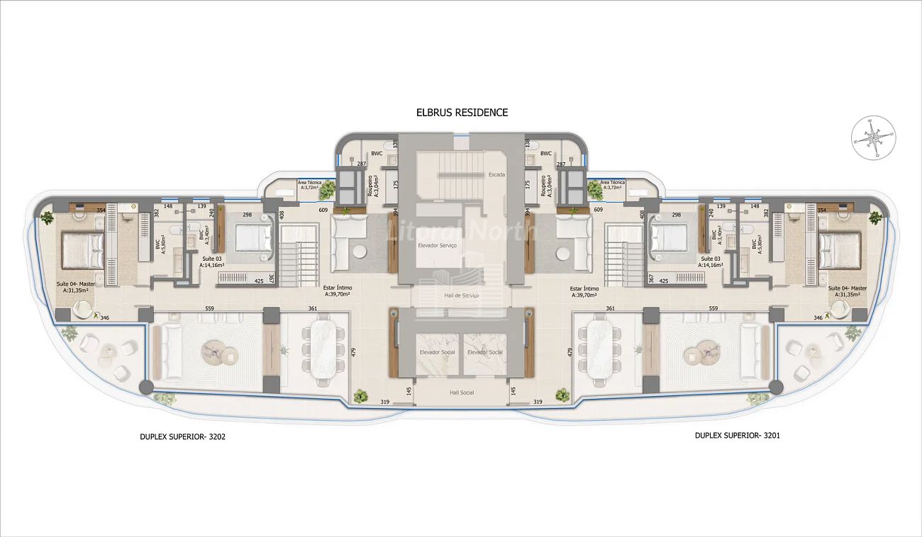 Apartamento à venda com 4 quartos, 4 suítes, 3 vagas e 204m² no Centro, Balneário Camboriú (SC) — foto 27 de 30