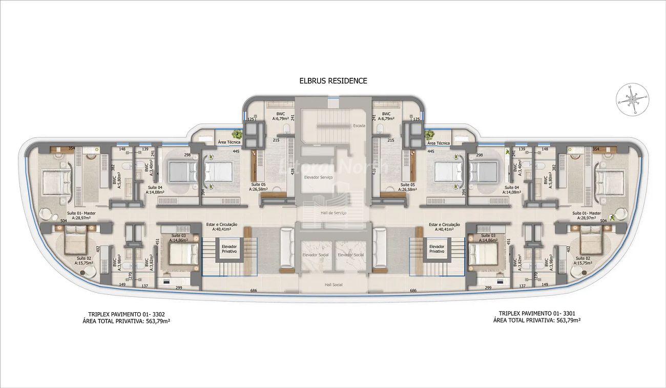 Apartamento à venda com 4 quartos, 4 suítes, 3 vagas e 204m² no Centro, Balneário Camboriú (SC) — foto 30 de 30