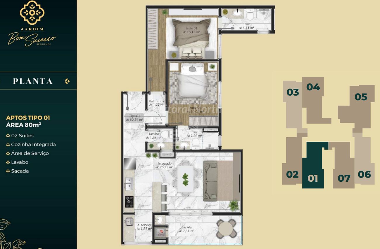 Apartamento à venda com 2 quartos, 2 suítes, 1 vaga e 72m² no Barra, Balneário Camboriú (SC) — foto 20 de 26