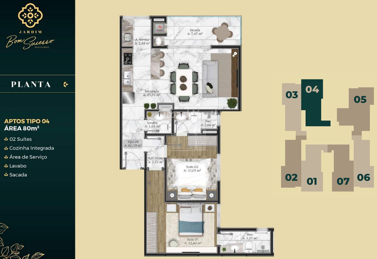 Apartamento à venda com 2 quartos, 2 suítes, 1 vaga e 72m² no Barra, Balneário Camboriú (SC) — foto 23 de 26