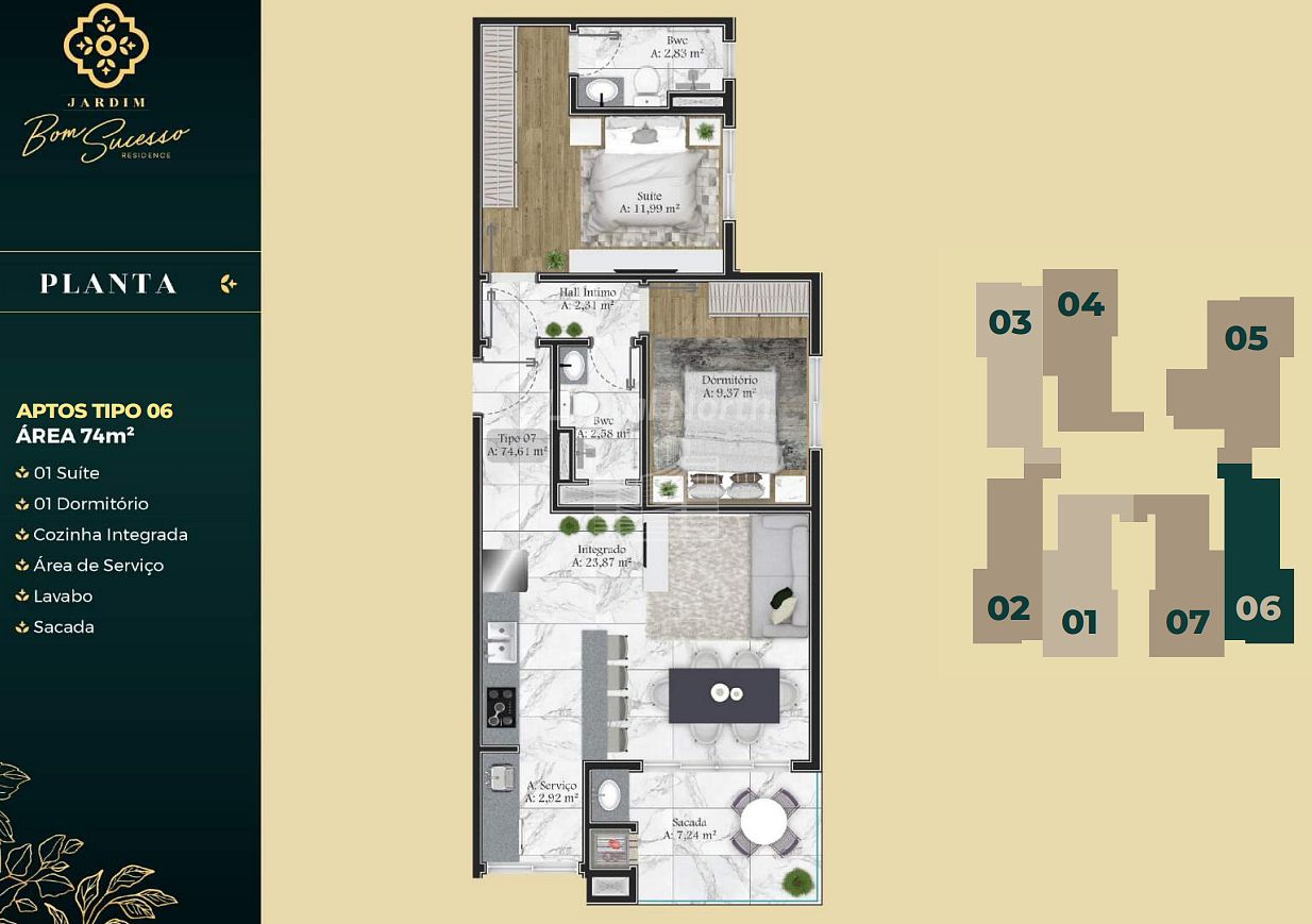 Apartamento à venda com 2 quartos, 2 suítes, 1 vaga e 72m² no Barra, Balneário Camboriú (SC) — foto 25 de 26
