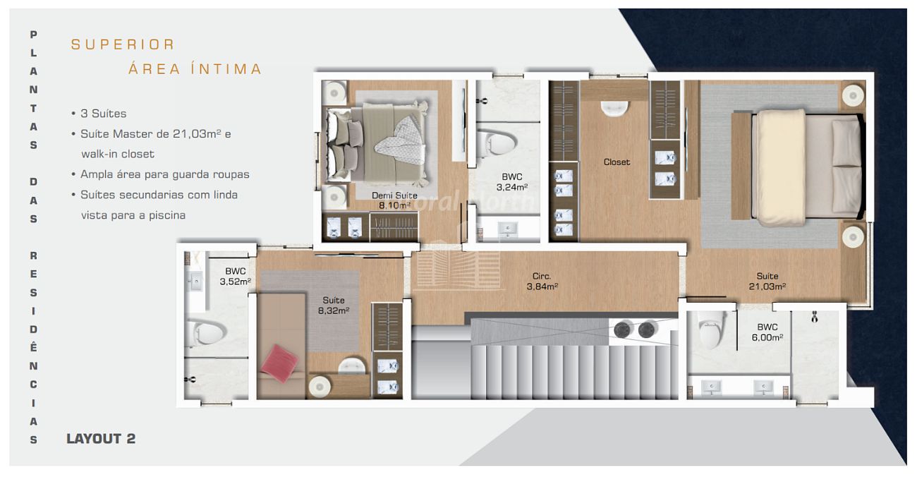 Apartamento à venda com 4 quartos, 4 suítes, 3 vagas e 200m² no Ariribá, Balneário Camboriú (SC) — foto 8 de 11