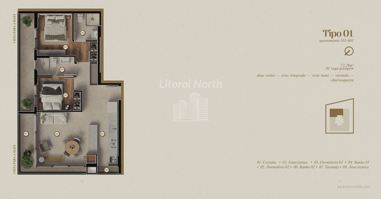 Apartamento à venda com 2 quartos, 2 suítes, 1 vaga e 87m² no Fazendinha, Itajaí (SC) — foto 30 de 30