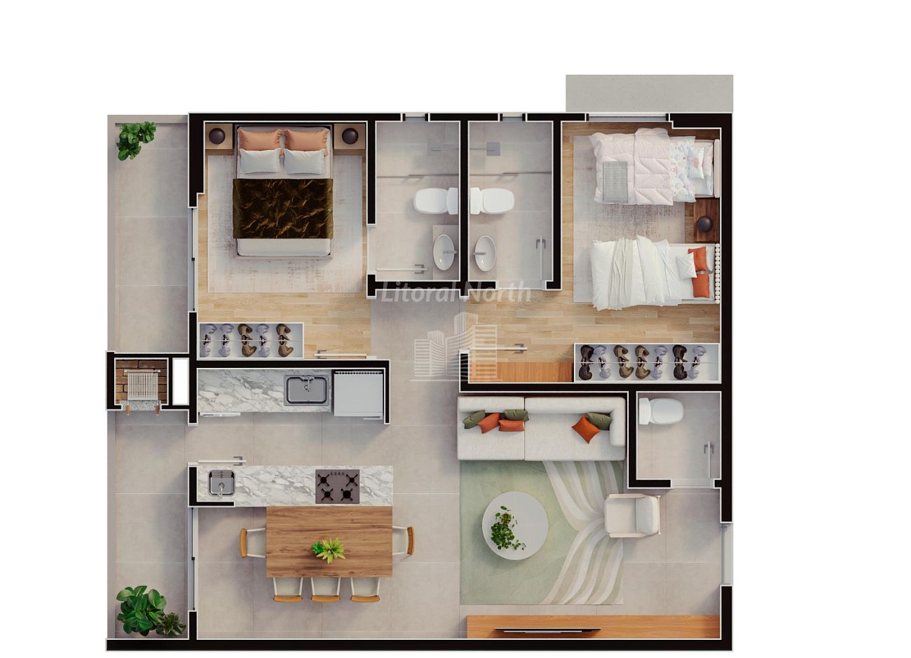 Apartamento à venda com 2 quartos, 1 suíte, 2 vagas e 80m² no Fazenda, Itajaí (SC) — foto 18 de 30