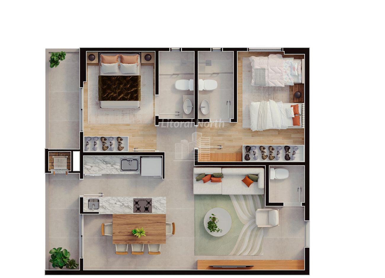 Apartamento à venda com 2 quartos, 1 suíte, 2 vagas e 80m² no Fazenda, Itajaí (SC) — foto 19 de 30