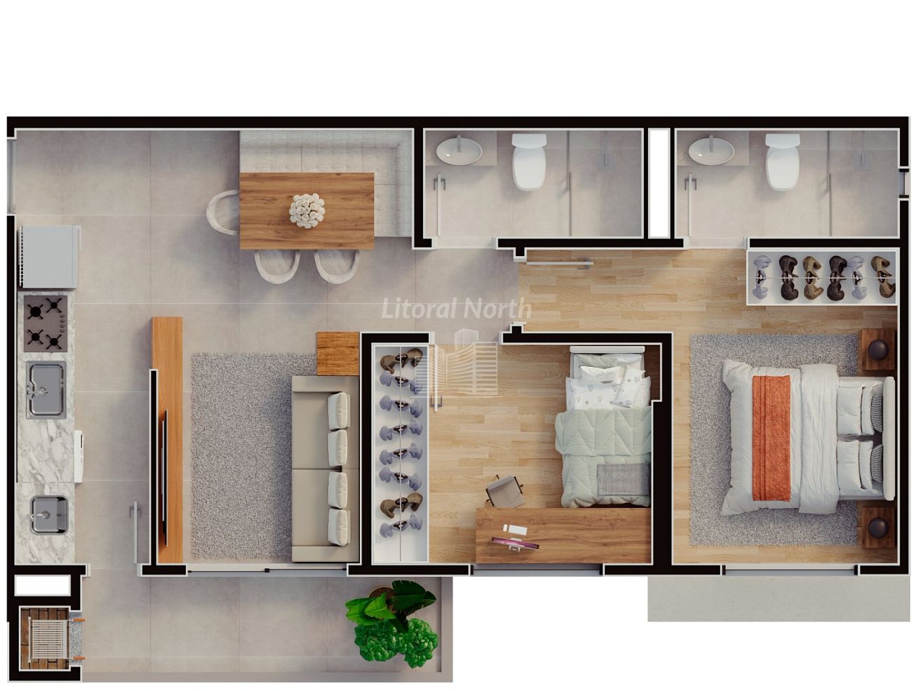 Apartamento à venda com 2 quartos, 1 suíte, 2 vagas e 80m² no Fazenda, Itajaí (SC) — foto 25 de 30