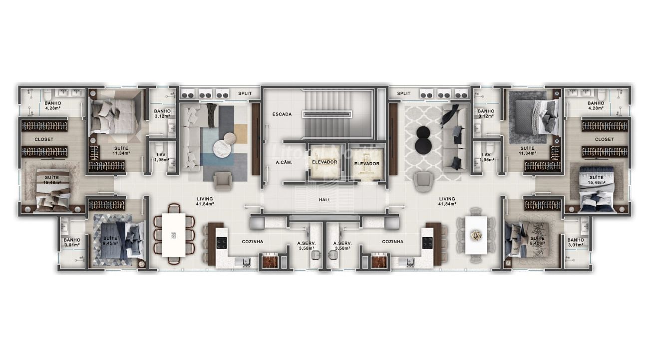 Apartamento à venda com 3 quartos, 3 suítes, 2 vagas e 110m² no Pioneiros, Balneário Camboriú (SC) — foto 8 de 8
