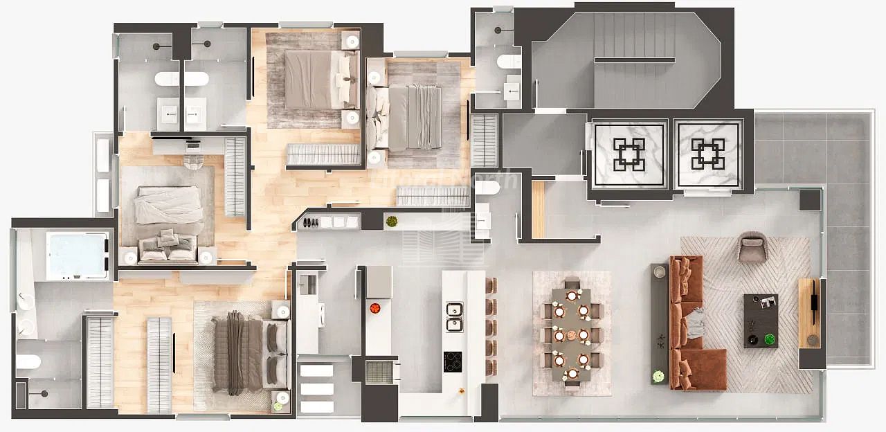 Apartamento à venda com 4 quartos, 4 suítes, 4 vagas e 192m² no Centro, Balneário Camboriú (SC) — foto 22 de 24