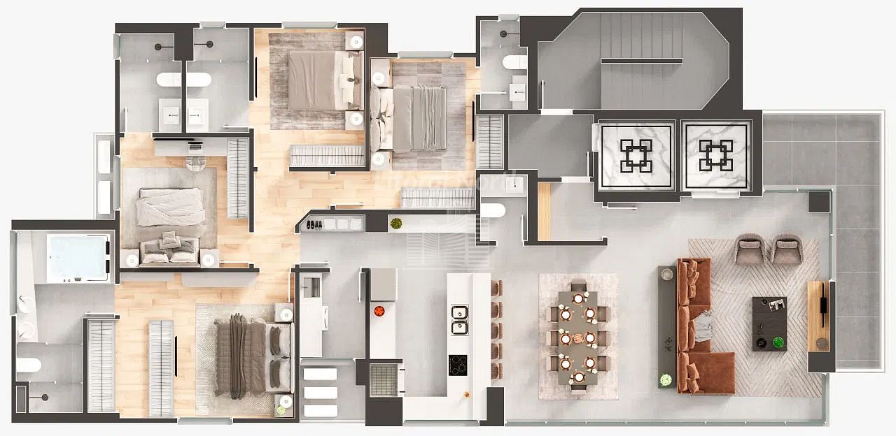 Apartamento à venda com 4 quartos, 4 suítes, 4 vagas e 192m² no Centro, Balneário Camboriú (SC) — foto 21 de 24