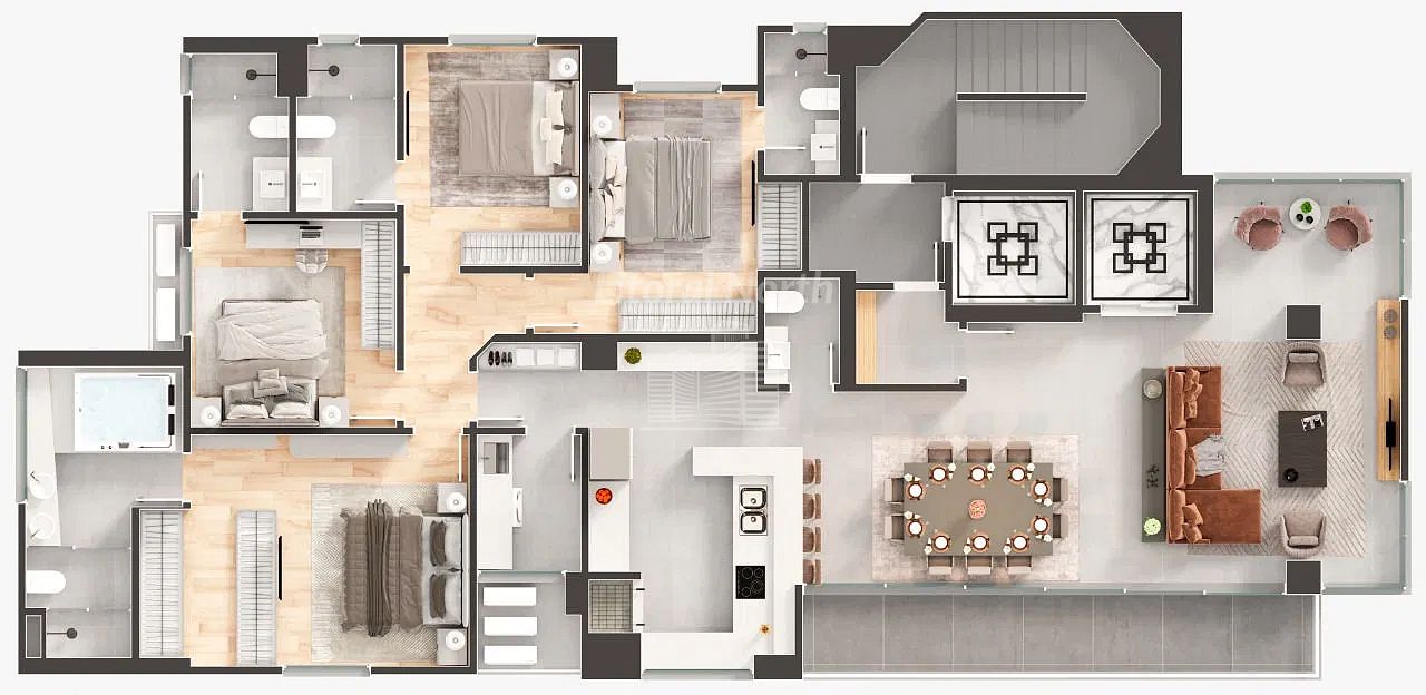 Apartamento à venda com 4 quartos, 4 suítes, 4 vagas e 192m² no Centro, Balneário Camboriú (SC) — foto 20 de 24