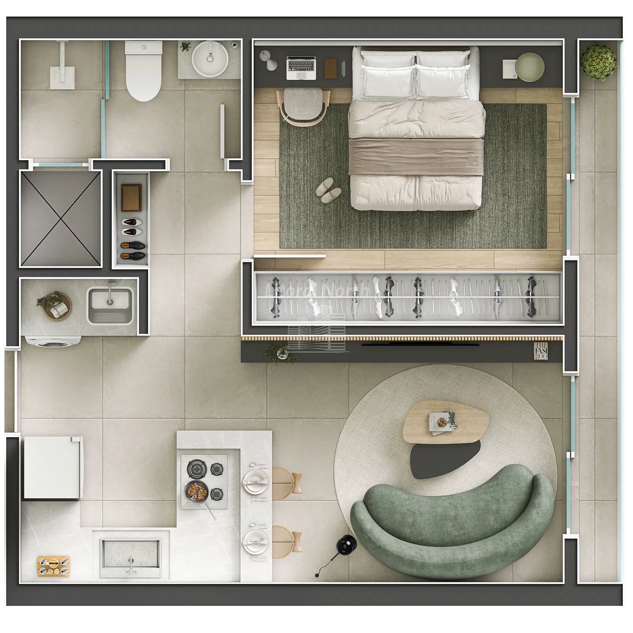Apartamento à venda com 1 quarto, 1 suíte, 1 vaga e 43m² no Fazenda, Itajaí (SC) — foto 17 de 17