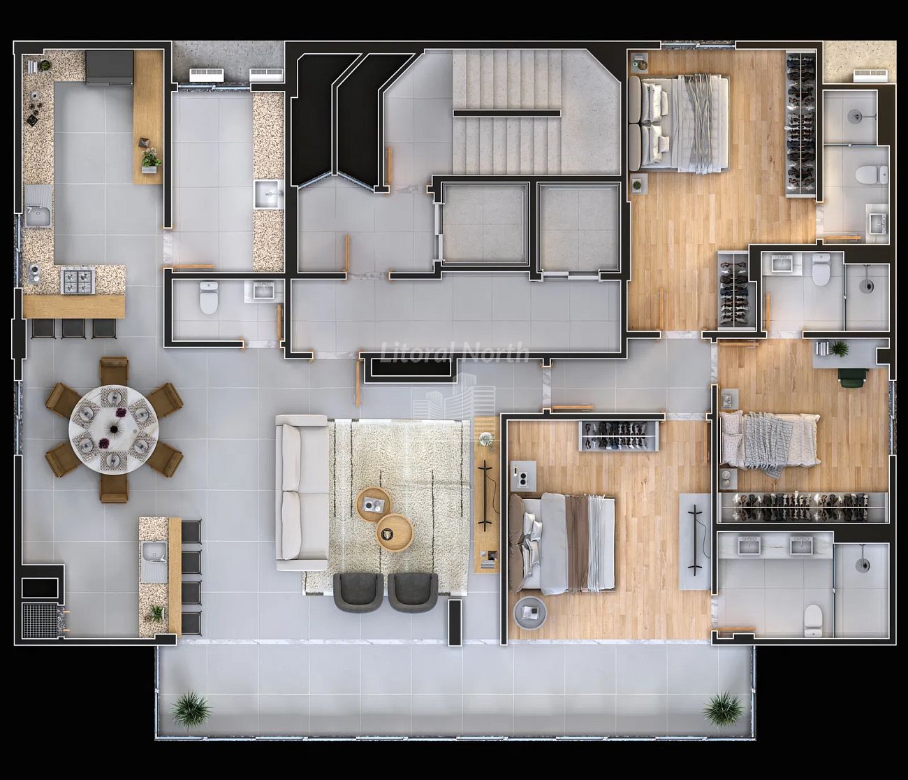 Apartamento à venda com 3 quartos, 3 suítes, 2 vagas e 112m² no Centro, Balneário Camboriú (SC) — foto 7 de 8