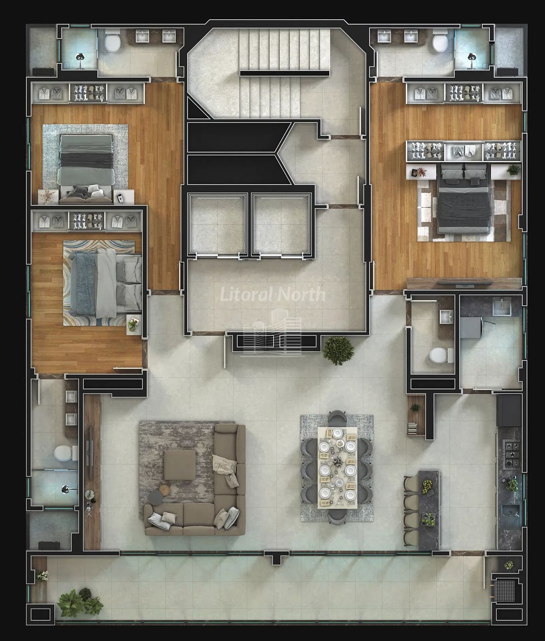 Apartamento à venda com 3 quartos, 3 suítes, 2 vagas e 115m² no Centro, Balneário Camboriú (SC) — foto 7 de 8