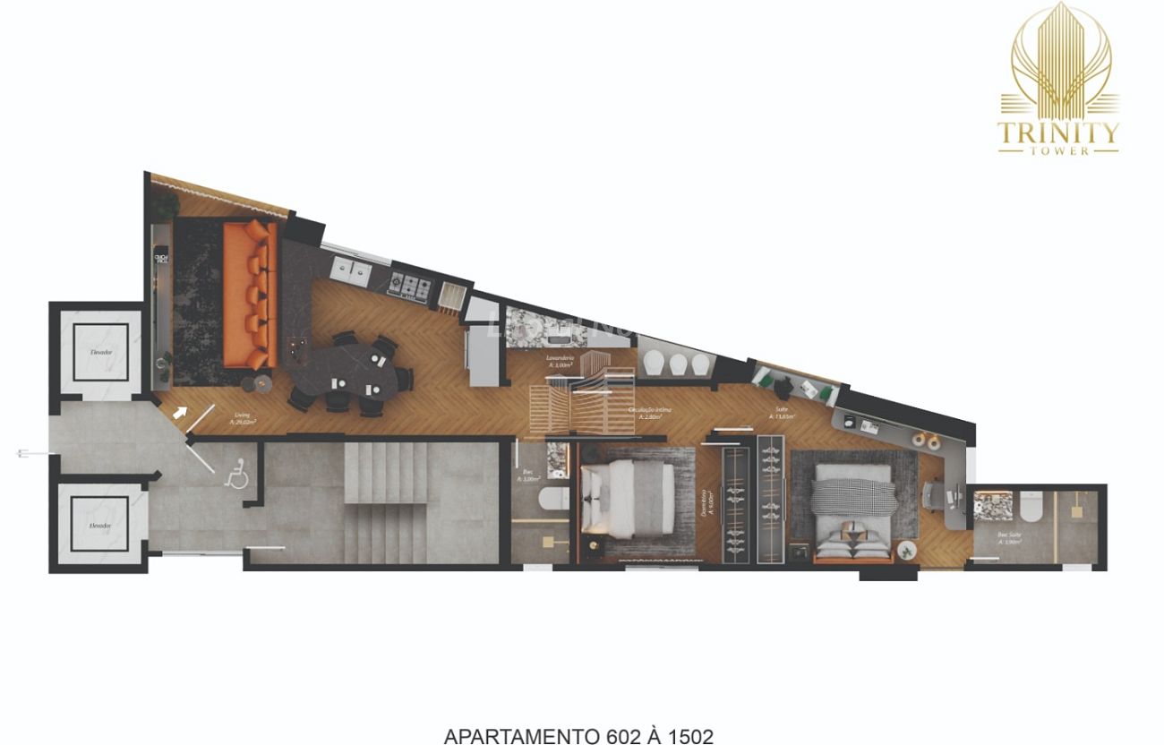 Apartamento à venda com 2 quartos, 1 suíte, 2 vagas e 76m² no Fazenda, Itajaí (SC) — foto 8 de 11