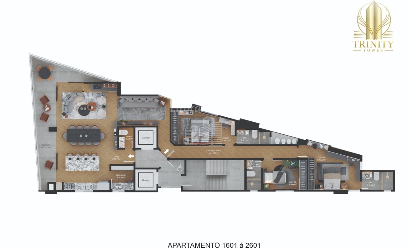 Apartamento à venda com 2 quartos, 1 suíte, 2 vagas e 76m² no Fazenda, Itajaí (SC) — foto 9 de 11