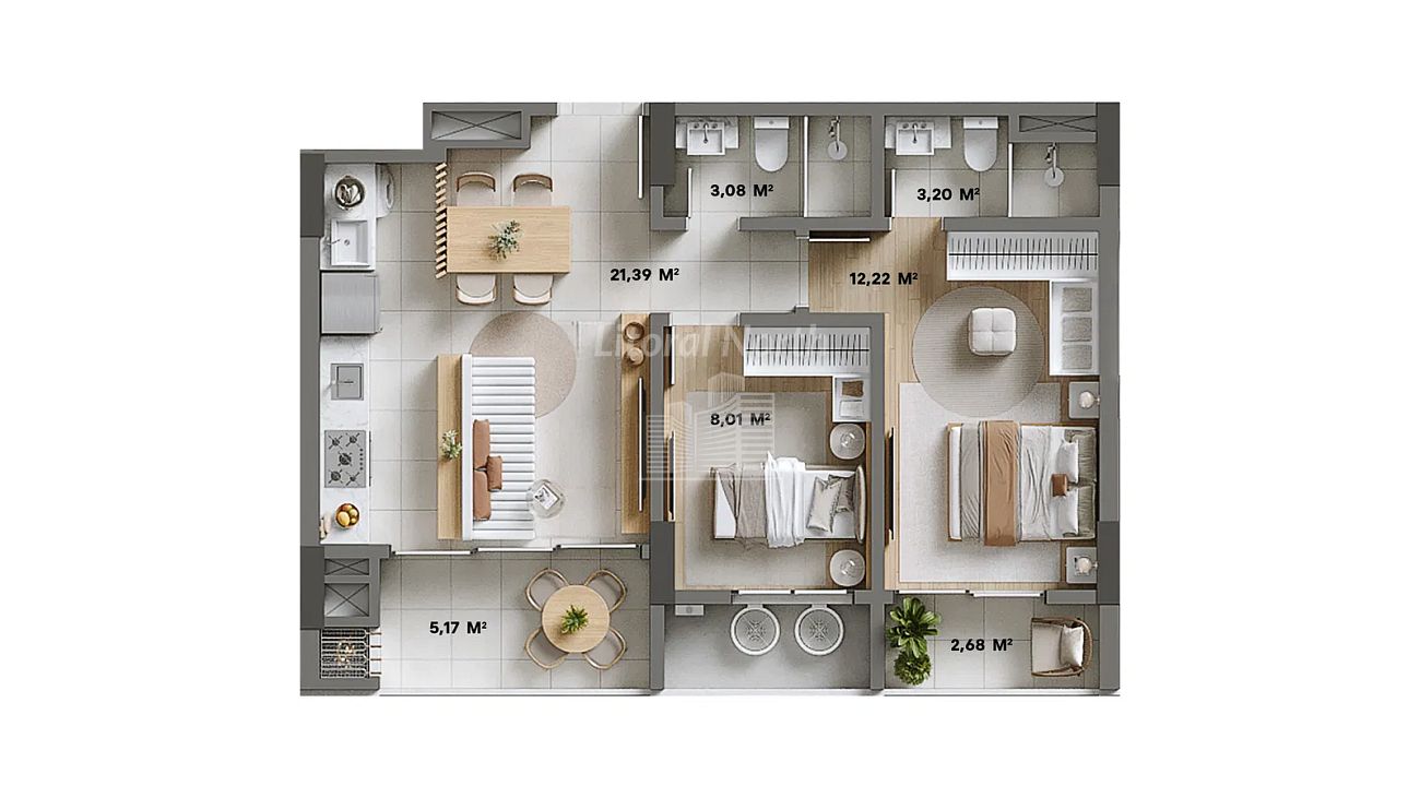 Apartamento à venda com 2 quartos, 1 suíte, 1 vaga e 84m² no Praia Brava, Itajaí (SC) — foto 17 de 22