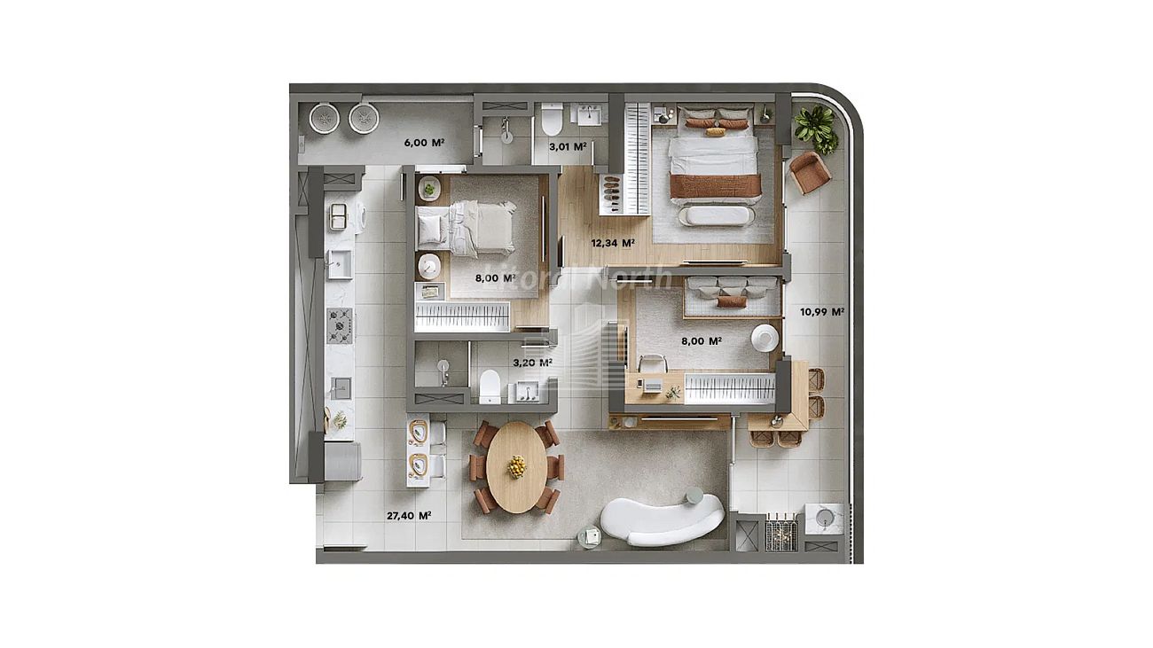 Apartamento à venda com 2 quartos, 1 suíte, 1 vaga e 84m² no Praia Brava, Itajaí (SC) — foto 22 de 22