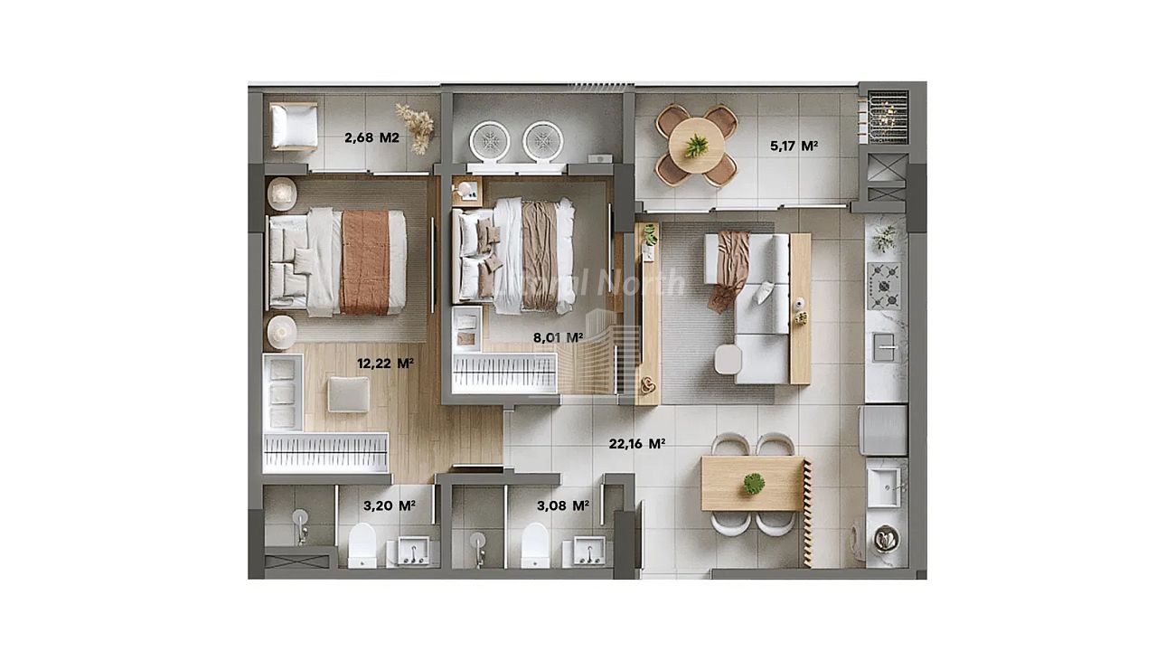 Apartamento à venda com 2 quartos, 1 suíte, 1 vaga e 84m² no Praia Brava, Itajaí (SC) — foto 20 de 22