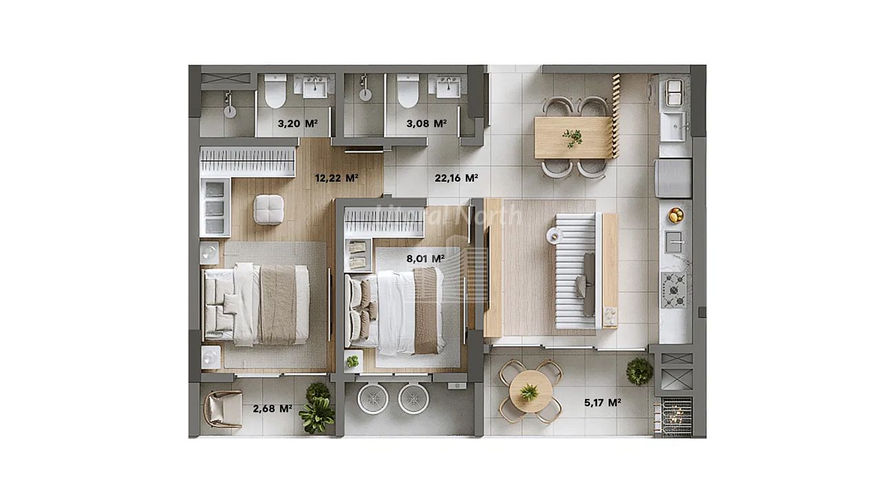 Apartamento à venda com 2 quartos, 1 suíte, 1 vaga e 84m² no Praia Brava, Itajaí (SC) — foto 19 de 22