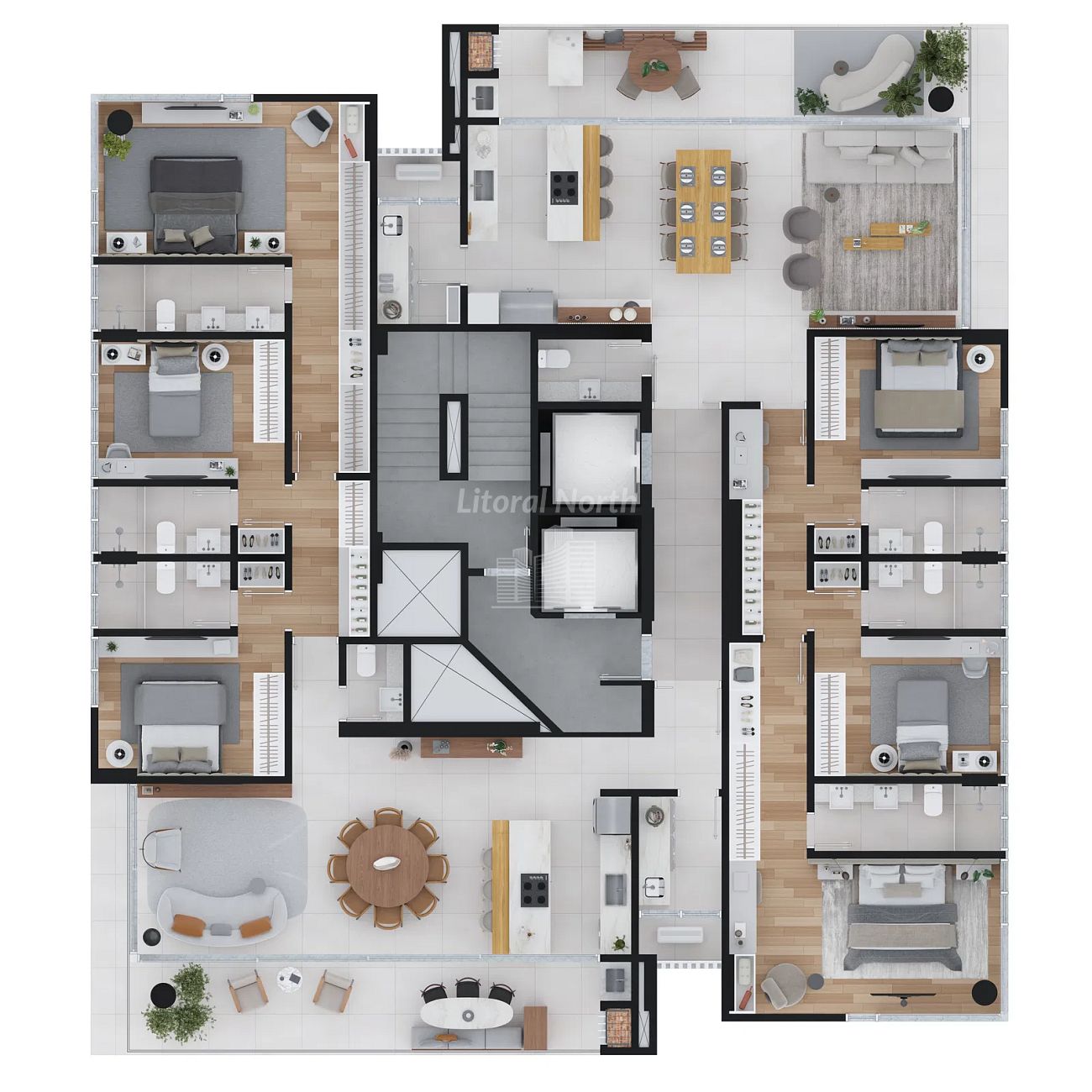 Apartamento à venda com 3 quartos, 3 suítes, 3 vagas e 145m² no Praia Brava, Itajaí (SC) — foto 23 de 30