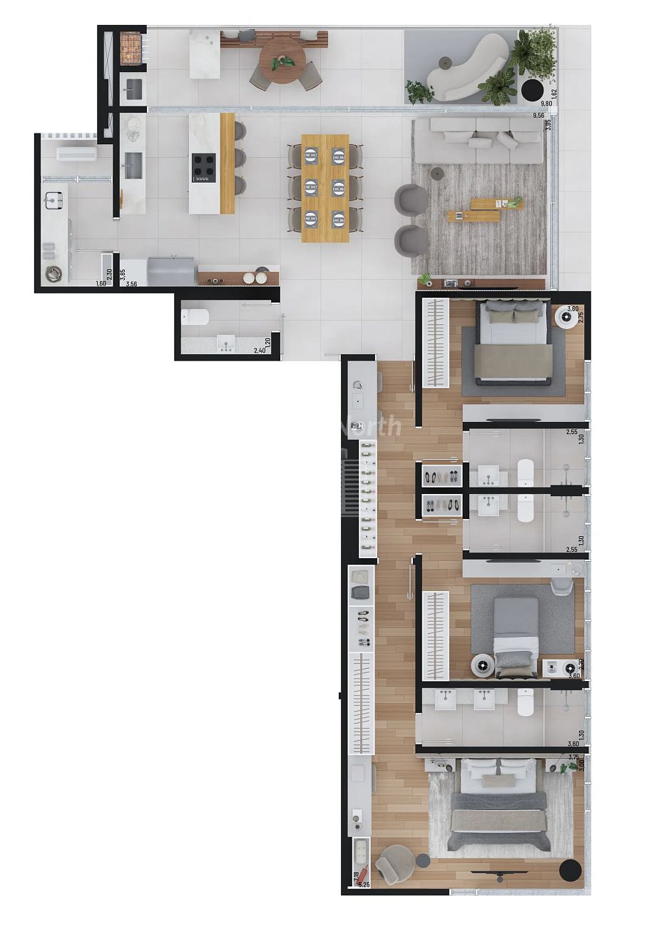 Apartamento à venda com 3 quartos, 3 suítes, 3 vagas e 145m² no Praia Brava, Itajaí (SC) — foto 30 de 30