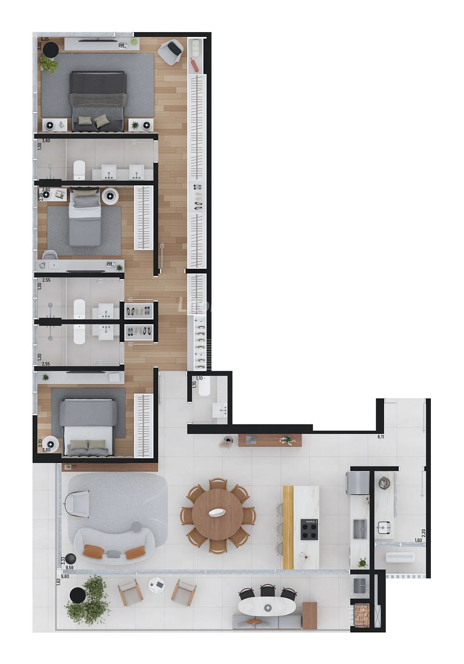 Apartamento à venda com 3 quartos, 3 suítes, 3 vagas e 145m² no Praia Brava, Itajaí (SC) — foto 29 de 30