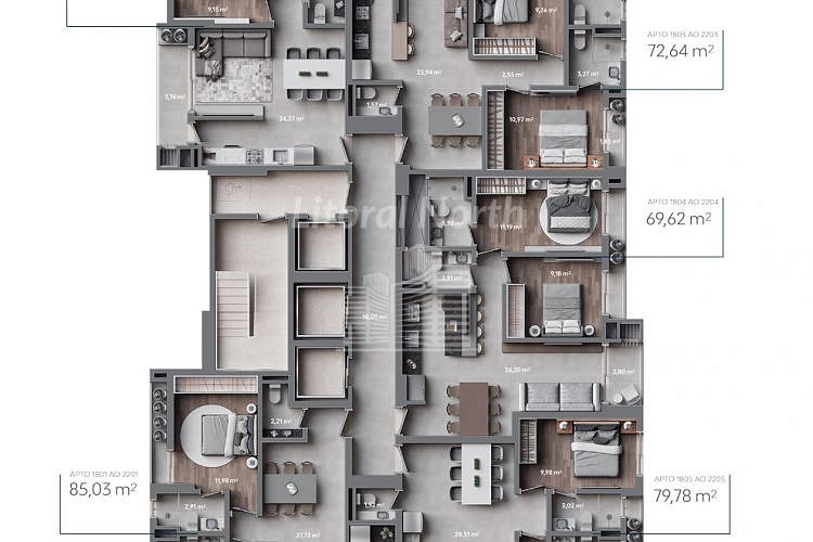 Apartamento à venda com 2 quartos, 2 suítes e 2 vagas no Fazenda, Itajaí (SC) — foto 4 de 30