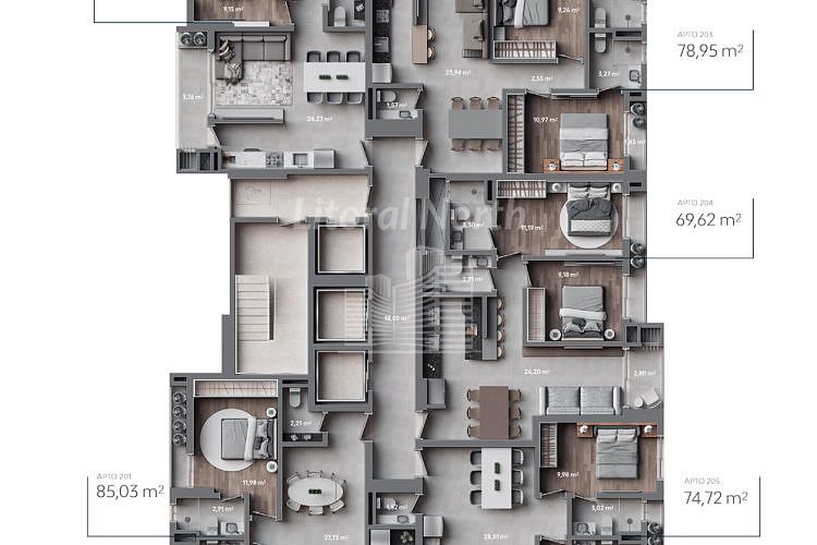 Apartamento à venda com 2 quartos, 2 suítes e 2 vagas no Fazenda, Itajaí (SC) — foto 6 de 30