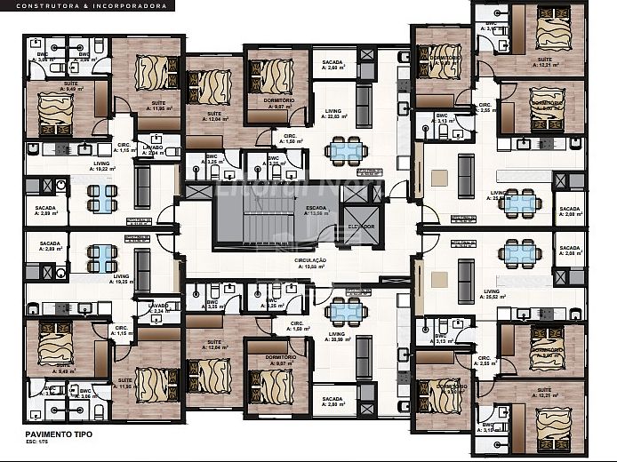 Apartamento à venda com 2 quartos, 1 banheiro, 1 vaga e 63m² no Ariribá, Balneário Camboriú (SC) — foto 4 de 7