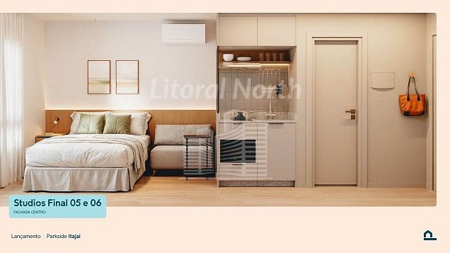 Studio de 1 quarto, 19m² no bairro Centro, em Itajaí | Eu Corretor