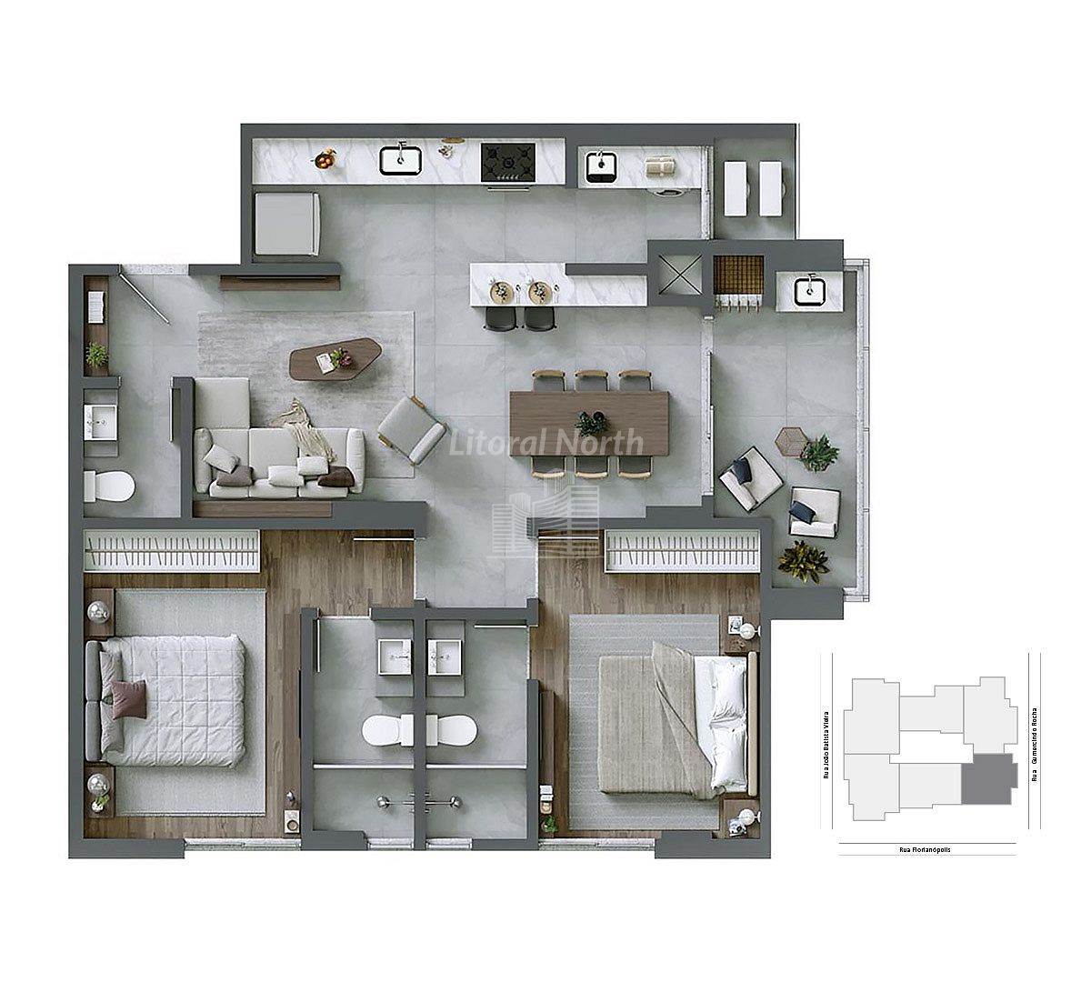Apartamento à venda com 3 quartos, 3 suítes, 3 vagas e 124m² no Fazenda, Itajaí (SC) — foto 30 de 30