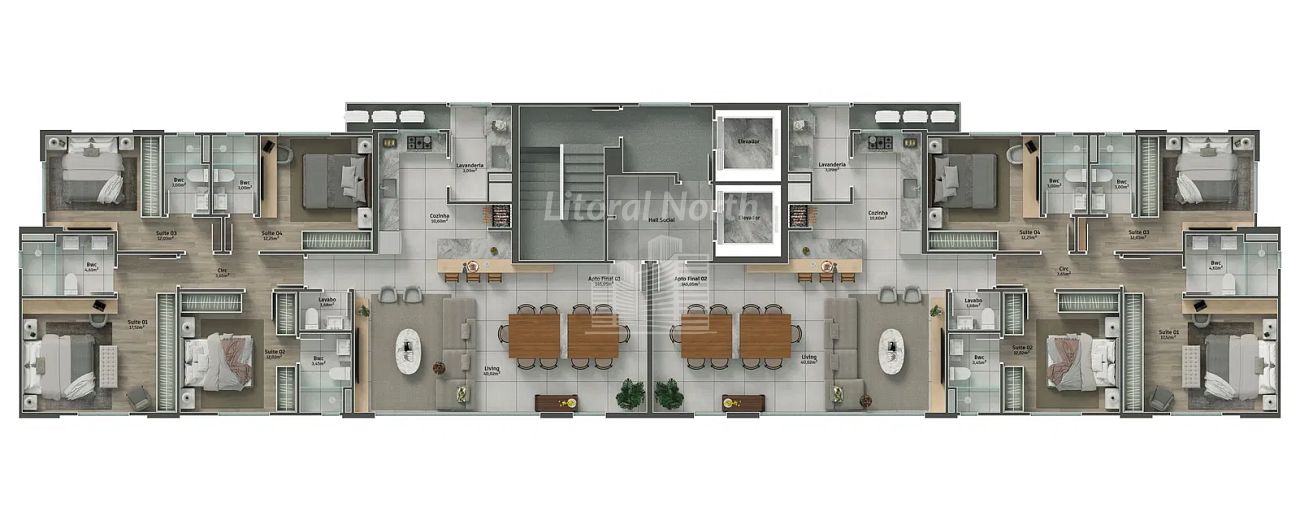 Apartamento à venda com 4 quartos, 4 suítes, 3 vagas e 146m² no Centro, Balneário Camboriú (SC) — foto 7 de 18