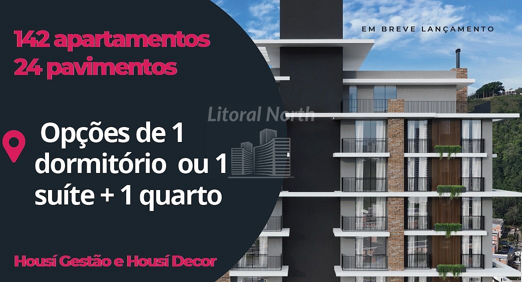Apartamento de 1 quarto, no bairro Centro, em Itajaí | Eu Corretor