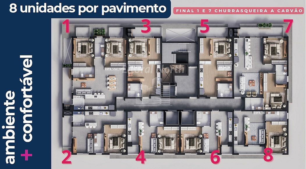 Apartamento de 1 quarto, no bairro Centro, em Itajaí | Eu Corretor