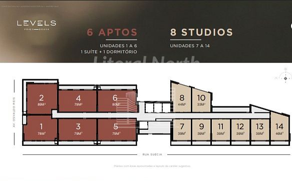Apartamento de 2 quartos, no bairro Praia Brava, em Itajaí | Eu Corretor