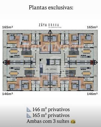 Apartamento à venda com 4 quartos, 4 suítes, 3 vagas e 146m² no Praia Brava, Itajaí (SC) — foto 4 de 9
