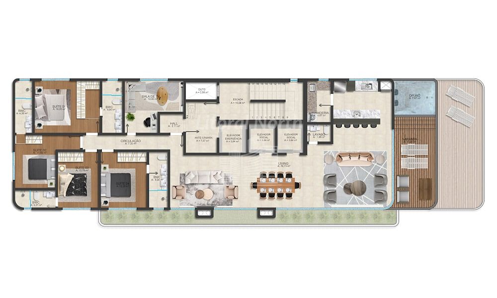 Apartamento à venda com 3 quartos, 3 suítes, 2 vagas e 117m² no Pioneiros, Balneário Camboriú (SC) — foto 12 de 16