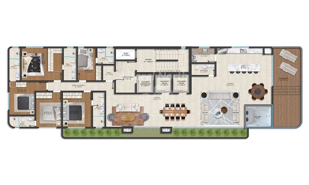 Apartamento à venda com 3 quartos, 3 suítes, 2 vagas e 117m² no Pioneiros, Balneário Camboriú (SC) — foto 11 de 16